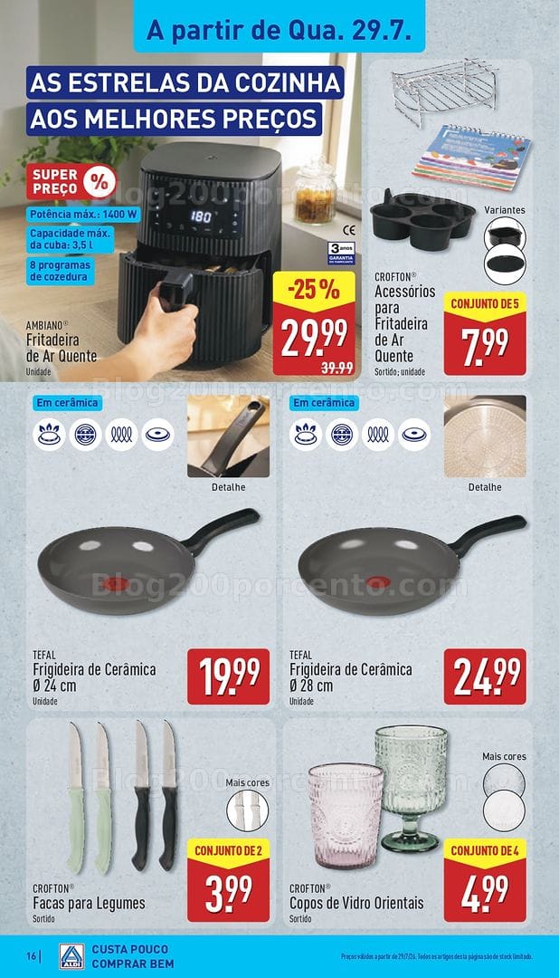Antevisão Folheto ALDI Bazar Promoções de 29 julho a 2 agosto